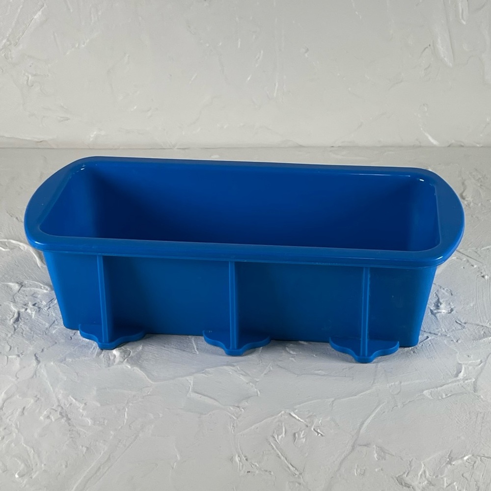 *Blue Silicone Loaf  Bread Pan Baking Mold